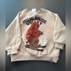 Zara Toddler Boy - Bear Graphic Sweatshirt
